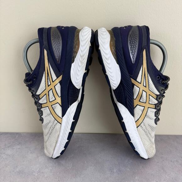 Asics Shoes Women's 10.5 Gel Nimbus 22 Running Walking Sneakers Blue Gold READ - Picture 6 of 16